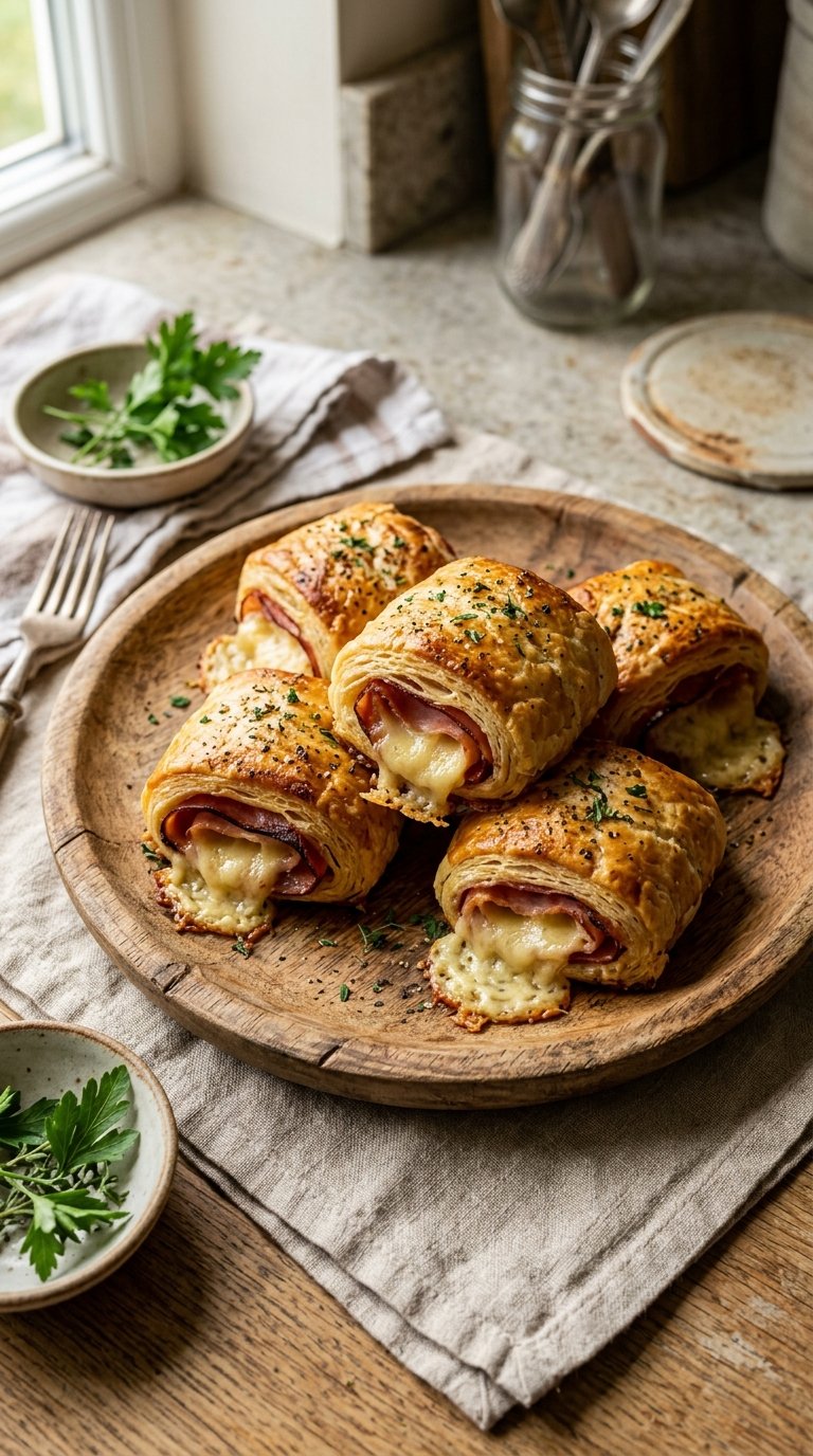 Enroladinho de Queijo e Presunto de Frigideira: Pronto em Minutos
