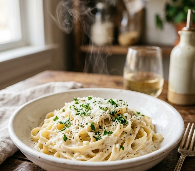 Macarrão ao Molho Branco: A Receita Clássica e Cremosa que Todo Mundo Ama
