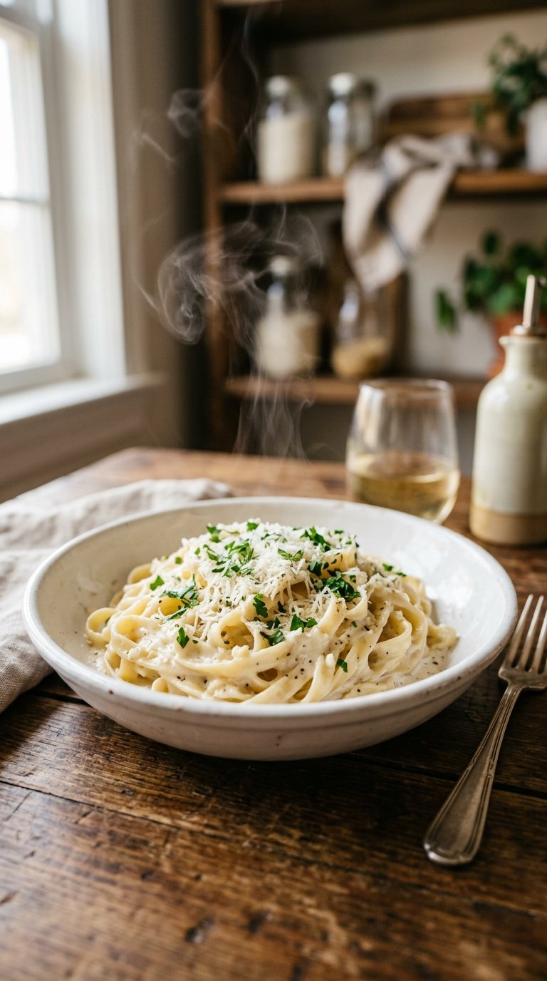 Macarrão ao Molho Branco: A Receita Clássica e Cremosa que Todo Mundo Ama