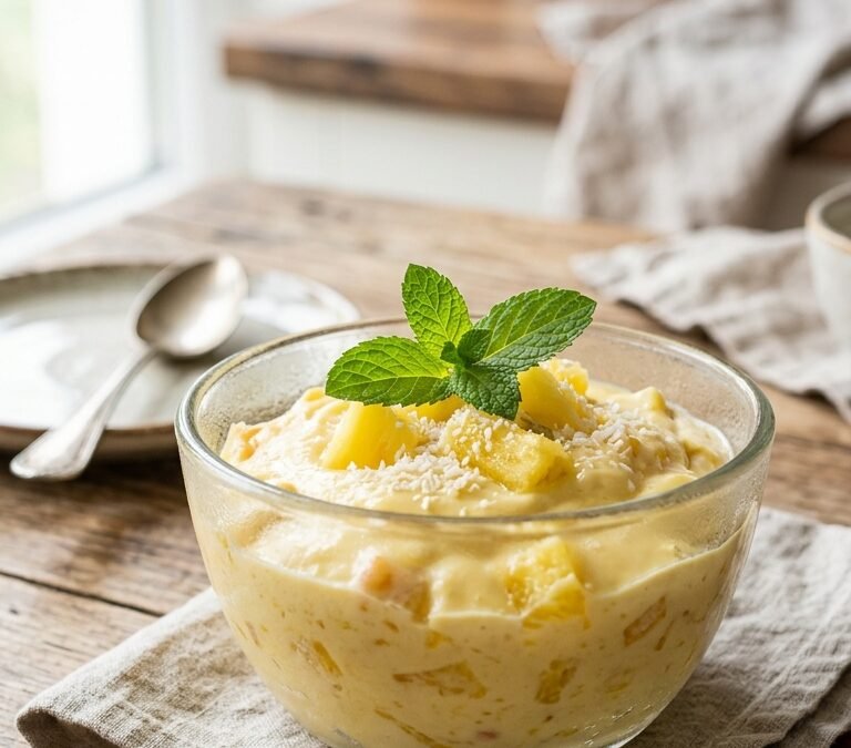 Sobremesa Gelada de Abacaxi: Refrescante e Muito Fácil de Fazer