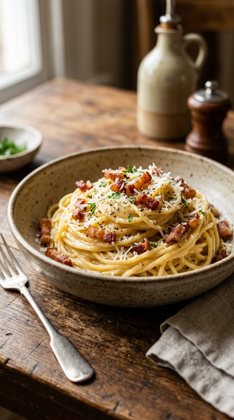 Macarrão Carbonara: O Clássico Italiano que Você Faz em Casa