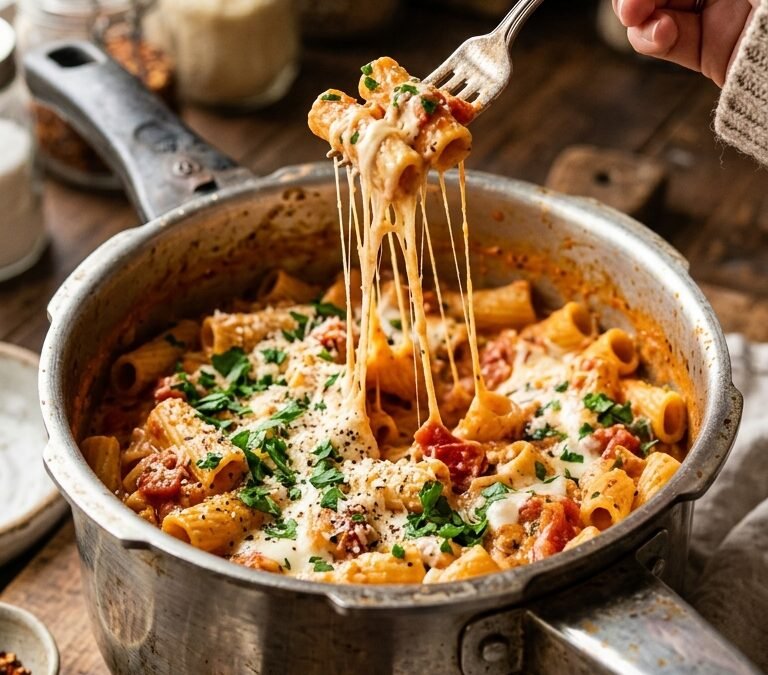 Macarrão de Panela de Pressão: A Receita Mais Prática da Vida