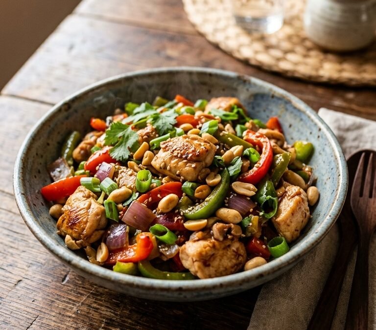 Frango Xadrez Simples e Delicioso: Prato Rápido e Perfeito para o Jantar