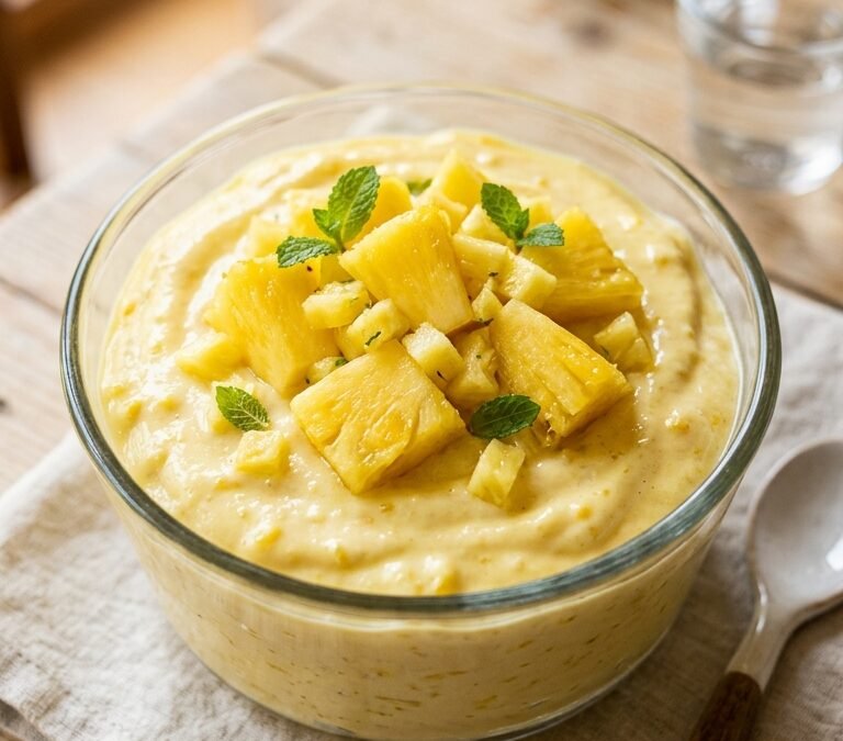 Sobremesa Gelada de Abacaxi: A Receita Mais Refrescante e Fácil
